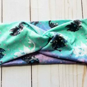 Twist headband how train you dragon,cute headband dragon baby,galaxy headband atletic, knotted headband, nurse headband