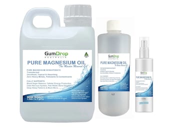 PURE MAGNESIUM OIL/Brine Concentrated Formula 100% Pure Unscented ~ Free Postage