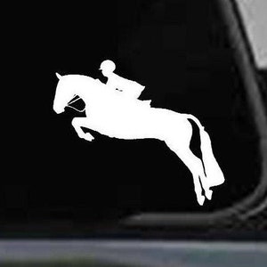 Equitation/Hunter Jumper Equestrian Vinyl Car Decal/Tumbler/Laptop Decal