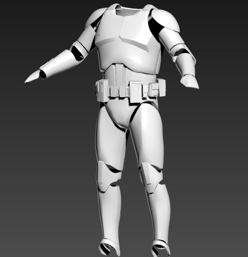 Clone Trooper Phase 1 Phase 2 Armor ROTS AOTC 4mm Thicc Abs image 5.