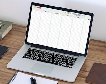 Work Day Organizer Excel Template | To-Do List, Task Tracker (VBA Macros)
