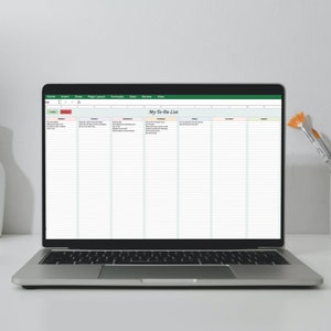 TO DO List Excel Template | Customizable Planner | ToDo Excel template | Printable planner | Editable planner | Daily Schedule