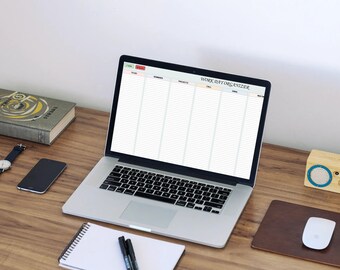 Electrical Plumbing Cost Estimate Template + Work Day Organizer