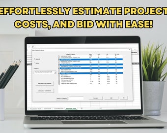 Project Cost Estimate Template Excel | Construction Budget Tool