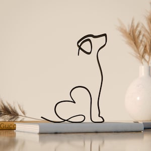 Deutsch Kurzhaar Hund Figur 22 - Minimalistische Deutsch Kurzhaar Skulptur