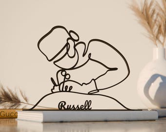 Figura de cirujano personalizada - Escultura minimalista de arte lineal