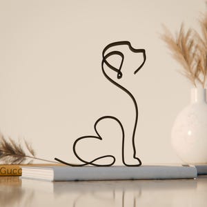 Cockapoo Dog Figure 11 - Minimalist Pet Sculpture