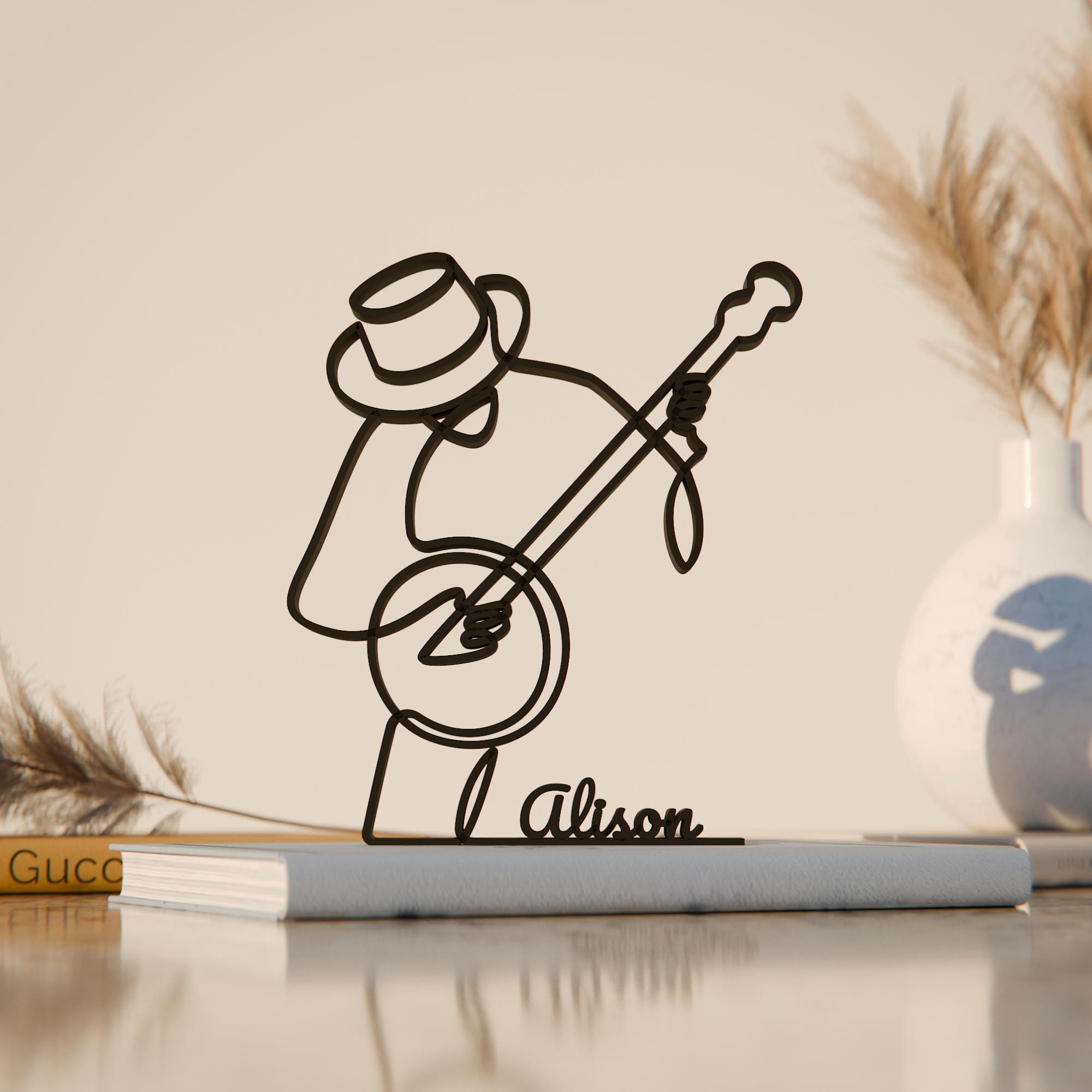 Banjo Keyring By Gifticuffs - Music Themed Gift