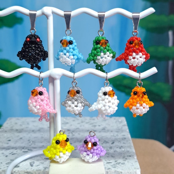 3D Mini Bird Charm/Pendant