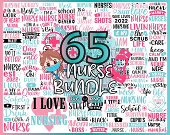 Nurse SVG Bundle, Nurse Svg, nurse Clipart, nurse Cut File for Cricut, Designs for Shirts, Instant Download, nurse logo, nurse png files