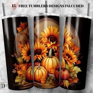 Halloween Tumbler Wrap, Fall Tumbler png, Halloween Tumbler Design, Halloween Tumblers png, , 20oz Skinny Tumbler
