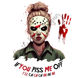 Horror Movie Villain PNG: Sublimation Design (Digital Download)