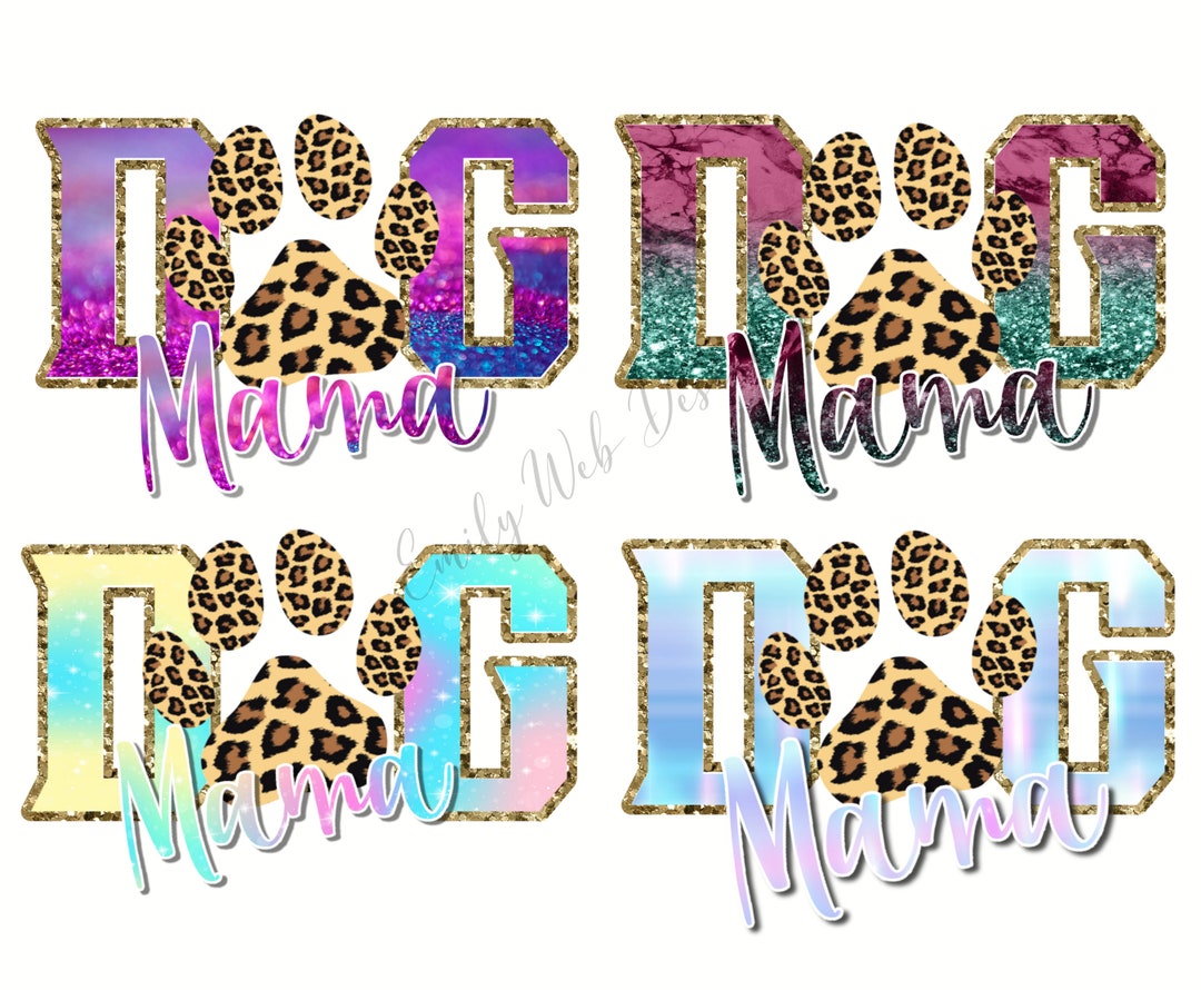 Dog Mama Sublimation PNG Bundle: Pet Lover Design (digital Download) - Etsy