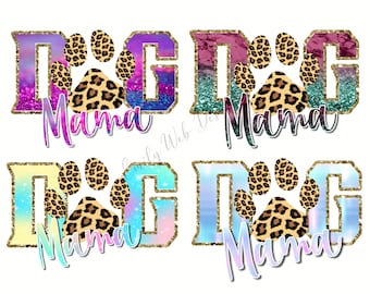 Dog Mama Sublimation PNG Bundle: Pet Lover Design (Digital Download)