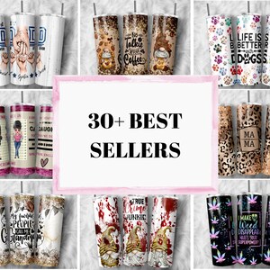 30x Best Seller Tumbler Wrap PNG Bundle , Straight Tumbler, Design Bundle, 20oz Straight Tumbler, Popular Tumbler Wrap, Digital Download