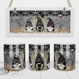 Gothic Gnomes Mug Press Template: 11oz 15oz Coffee Mug Sublimation (Digital Download)