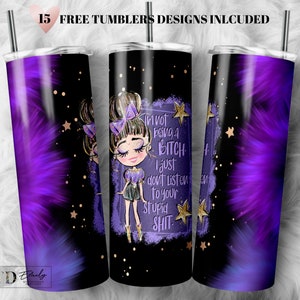 Funny Sarcastic Tumbler Wrap Design (Digital Download)