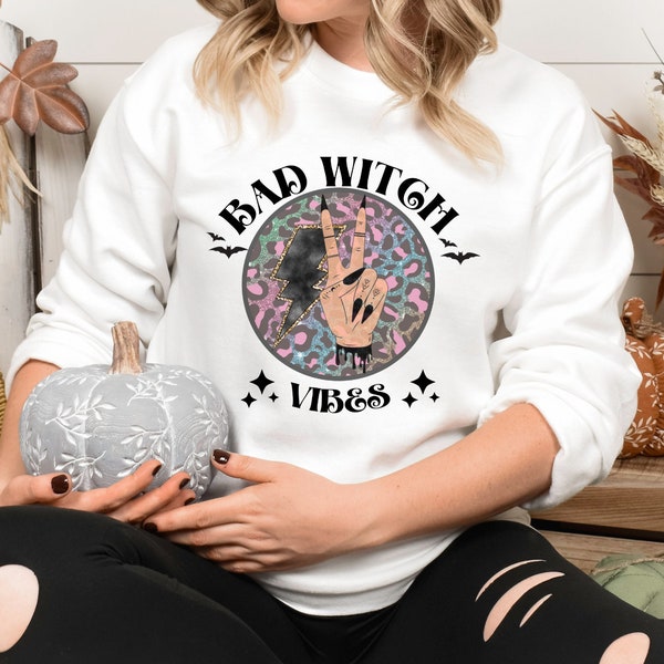 Bad Witch Vibes Png, Halloween Witch, Witch Hand, Halloween Sublimation, Sublimation Designs Downloads, Halloween Png, Bad Witch Vibes