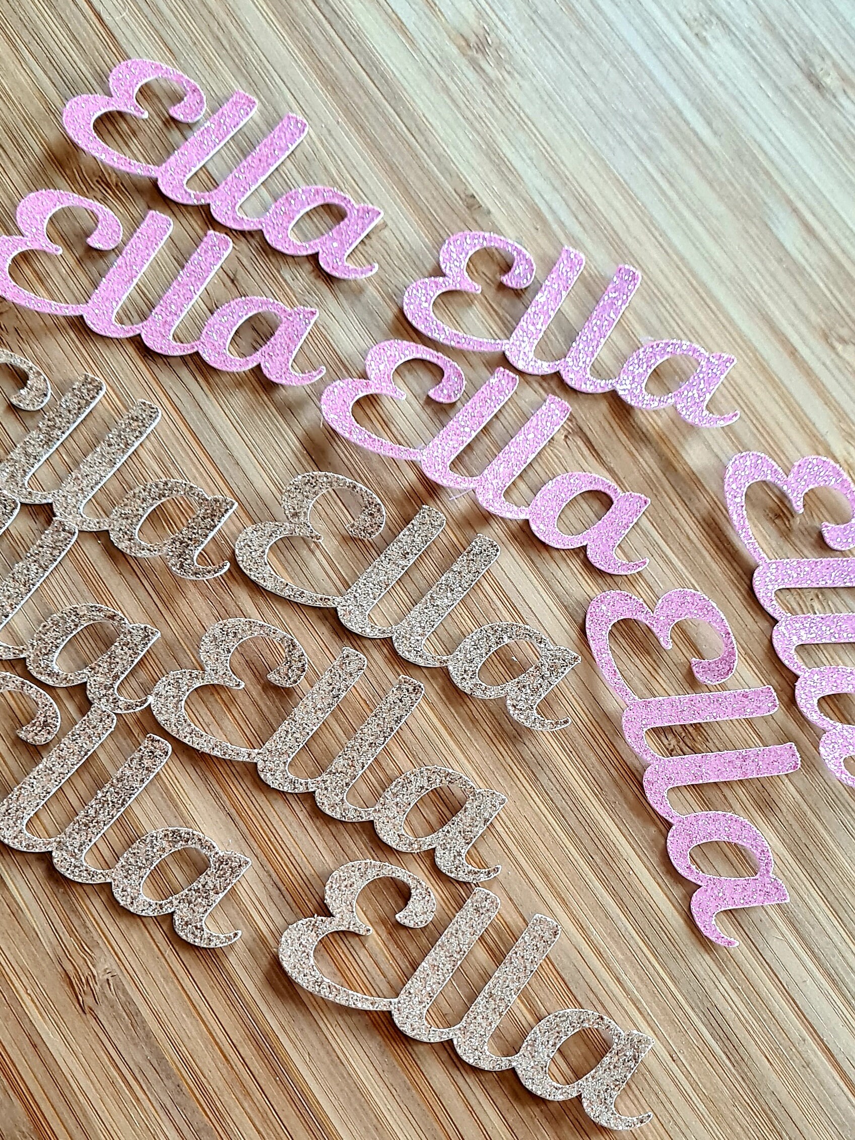 Custom Name Cupcake Toppers Personalized Cupcake Toppers Etsy