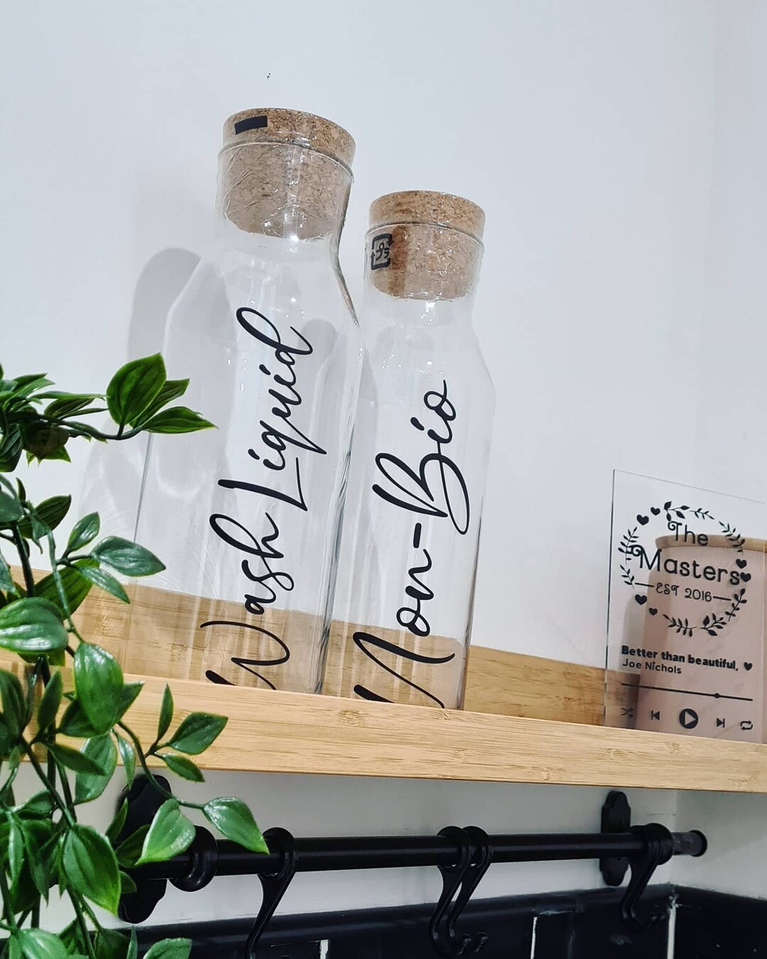 Custom Glass Carafe 1L Bottle Labels LABEL ONLY for Fabric Etsy