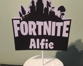 Download Fortnite Silhouette Cake Topper