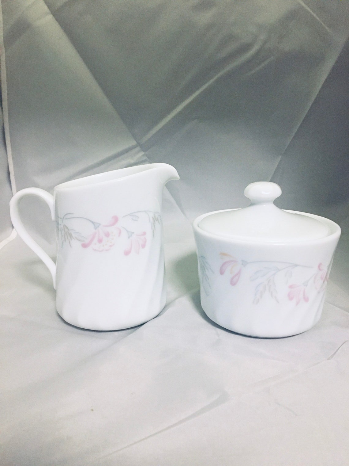 Corningware Tea Coffee Creamer Pitcher Sugar Bowl Set Etsy
