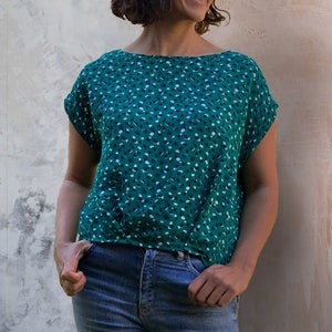 Juno Not Sew Boxy Top Downloadable Pattern