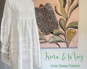 Irma Smock Kleid PDF Schnittmuster