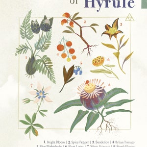 Hyrulian Flora Print