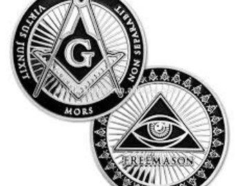 Commemorative Custom Masonic Challenge Coin