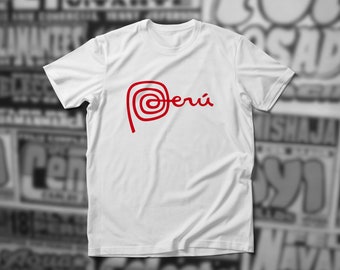 Marca Peru tee - Camiseta Marca Peru - Digital Printed - combed poly+ring spun cotton for less shrink