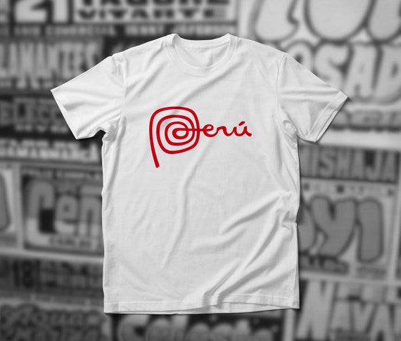 Marca Peru tee - Camiseta Marca Peru - Digital Printed - combed poly+ring spun cotton for less shrink