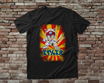 Samurai Pizza Cats, Excelent Fan Tee, Digital Printed, combed poly+ring spun cotton for less shrink, Tshirt, cartoons