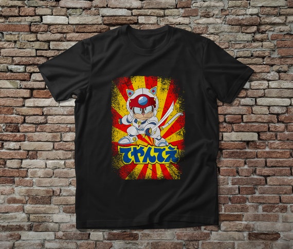 Samurai Pizza Cats, Excelent Fan Tee, Digital Printed, combed poly+ring spun cotton for less shrink, Tshirt, cartoons