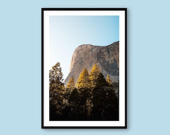 El Capitan Yosemite Print: Golden Hour Landscape Photography