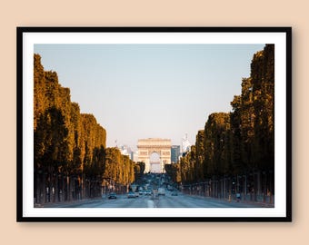 Arc de Triomphe Photography Print: Paris Champs-Élysées Fine Art