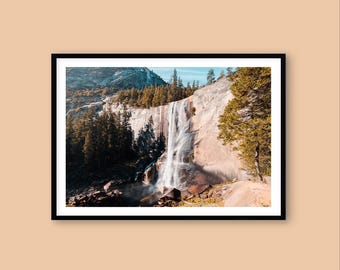 Vernal Fall Yosemite Print: Mist Trail Landscape Photography