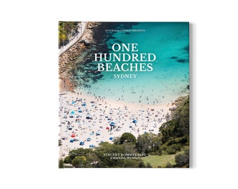 One Hundred Beaches Sydney Book, From Palm Beach to Cronulla, Including Bondi Beach, Sydney Northern Beaches, Australian gift, Beach Book