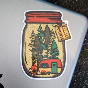 Collect Moments Travel Sticker, Camping Sticker, Nature Sticker, Laptop Sticker