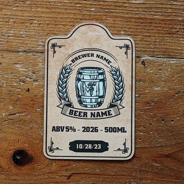 Custom Home Brew Labels - Homebrew Brewing Labels