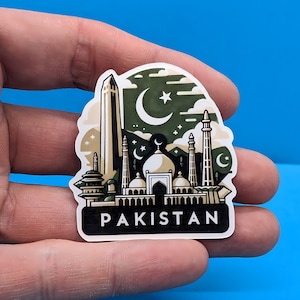 Pegatinas de viaje de Pakistán para maletas, portátiles, coches, botellas de agua, un gran regalo de viaje