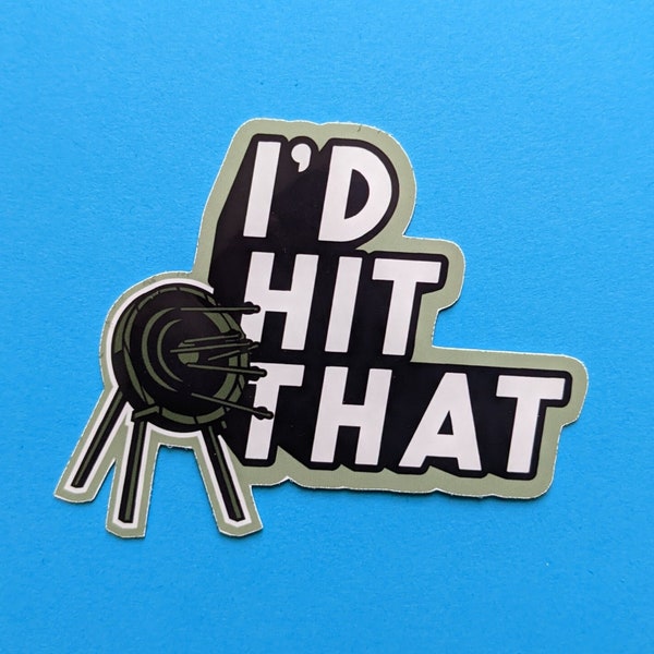 I'd Hit That | Archery Sticker | Archery Vinyl Sticker, Archery Laptop Sticker, Archery Gift