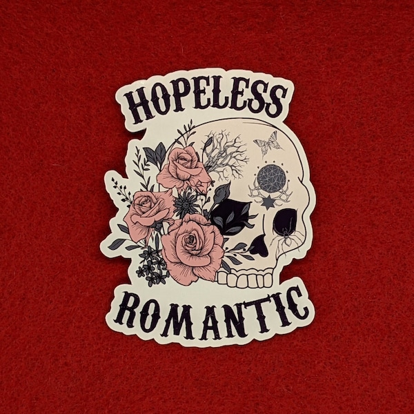 Sticker romantique désespéré, Stickers mignons, Stickers amour, Stickers romantiques, Stickers tête de mort