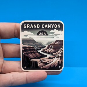 Grand Canyon Reiseaufkleber // Arizona Aufkleber für Koffer, Laptop, Auto oder Wasserflasche, Gepäckanhänger, Reisegeschenk