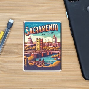 Adhesivo de viaje de Sacramento, resistente a la intemperie, duradero, para maletas