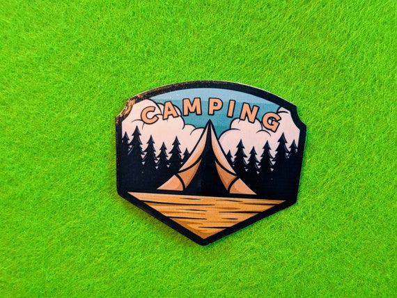 Aufkleber Outdoor-Camping-Abzeichen 
