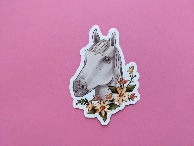 Horse Stickers Pack 6 Vinyl Stickers Etsy