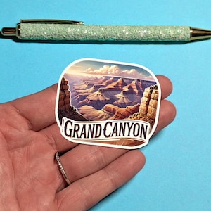 Adesivo de viagem Grand Canyon - Adesivo de mala aquarela para bagagem, laptops - Presente de viagem