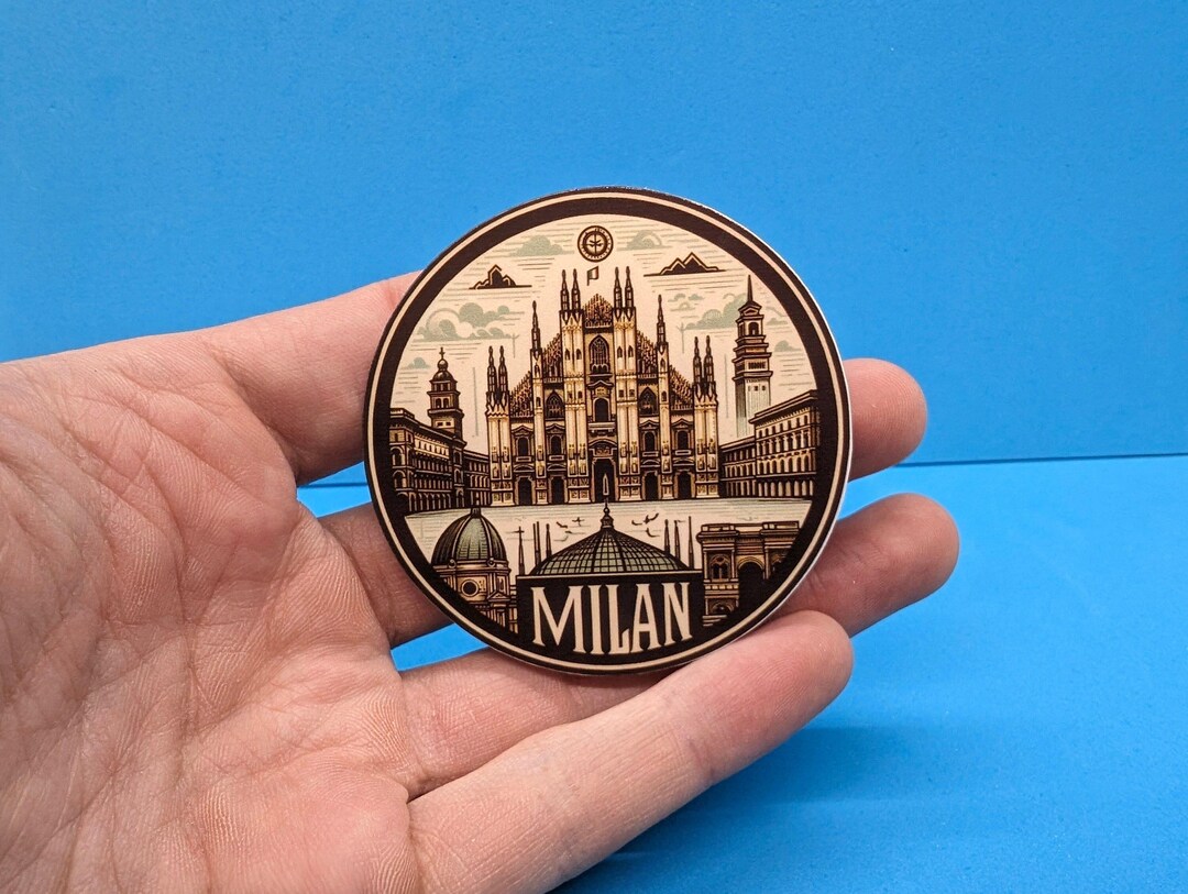 Milan Written Sticker Milan Travel Sticker Decal for Luggage Laptop Car Water Bottle ...