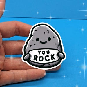 Adesivo divertente / Sei fantastico / Adesivo carino Rock - Adesivo divertente e alla moda per laptop, telefoni, Kindle, quaderni, bottiglie d'acqua